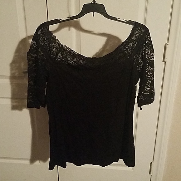 torrid Tops - Torrid black lace blouse